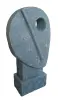 Product image 2 of the product “Abstract head, Left, 120 cm Height, Natural stone (Basanite) ”
